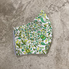 Load image into Gallery viewer, 1960s Vintage Retro Green Apple Cotton Face Mask