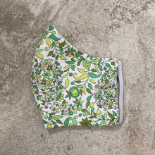 Load image into Gallery viewer, 1960s Vintage Retro Green Apple Cotton Face Mask