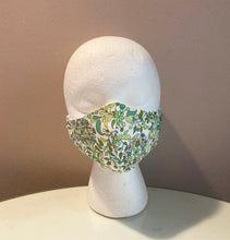 Load image into Gallery viewer, 1960s Vintage Retro Green Apple Cotton Face Mask