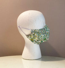 Load image into Gallery viewer, 1960s Vintage Retro Green Apple Cotton Face Mask