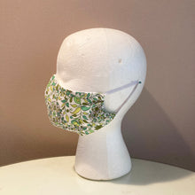 Load image into Gallery viewer, 1960s Vintage Retro Green Apple Cotton Face Mask