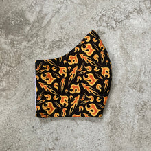 Load image into Gallery viewer, Mini Flames Fire Print Face Mask