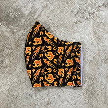 Load image into Gallery viewer, Mini Flames Fire Print Face Mask