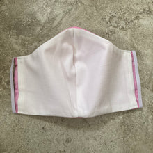 Load image into Gallery viewer, Pink Glitter Silver Sparkle Face Mask