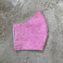 Load image into Gallery viewer, Pink Glitter Silver Sparkle Face Mask