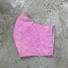 Load image into Gallery viewer, Pink Glitter Silver Sparkle Face Mask