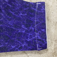 Load image into Gallery viewer, Purple Sparkle Silver Glitter Face Mask