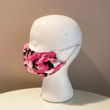 Load image into Gallery viewer, Pink Digital Camouflage Print Face Mask
