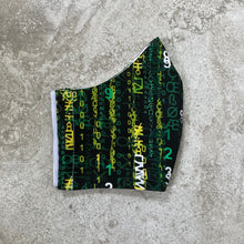 Load image into Gallery viewer, Vintage Matrix Computer Glitch Face Mask