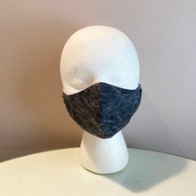 Load image into Gallery viewer, Smokey Sparkle Black Glitter Face Mask