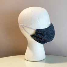 Load image into Gallery viewer, Smokey Sparkle Black Glitter Face Mask