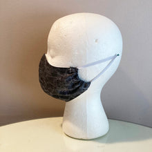 Load image into Gallery viewer, Smokey Sparkle Black Glitter Face Mask