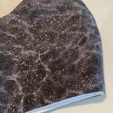 Load image into Gallery viewer, Smokey Sparkle Black Glitter Face Mask