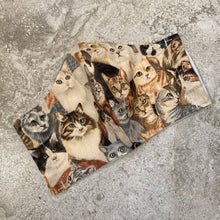 Load image into Gallery viewer, Vintage Cat Print Face Mask