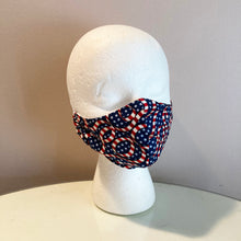 Load image into Gallery viewer, Stars and Stripes American Flag Ribbon Print Face Mask