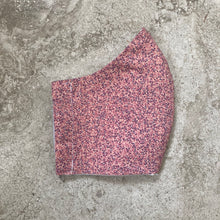 Load image into Gallery viewer, 1940s Vintage Pink & Purple Tiny Bubble Print Face Mask