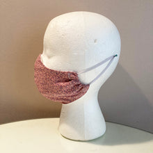 Load image into Gallery viewer, 1940s Vintage Pink & Purple Tiny Bubble Print Face Mask