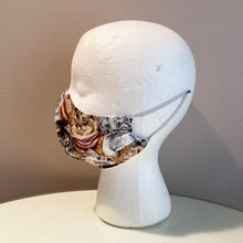 Load image into Gallery viewer, Vintage Kitty Cat Print Face Mask