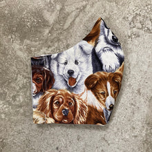 Load image into Gallery viewer, Vintage Puppy Dog Print Face Mask