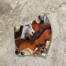 Load image into Gallery viewer, Vintage Wild Horse Pony Print Face Mask