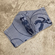 Load image into Gallery viewer, 1950s Vintage Rodeo Cowboy Lasso Rope Print Face Mask