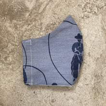 Load image into Gallery viewer, 1950s Vintage Rodeo Cowboy Lasso Rope Print Face Mask