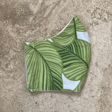 Load image into Gallery viewer, Tropical Leaf Print Face Mask
