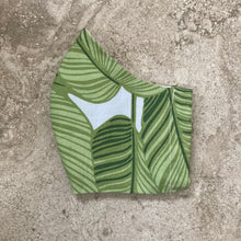 Load image into Gallery viewer, Tropical Leaf Print Face Mask