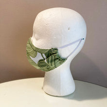 Load image into Gallery viewer, Tropical Leaf Print Face Mask