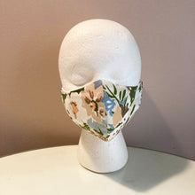 Load image into Gallery viewer, 1960s Vintage Abstract Floral Face Mask
