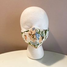 Load image into Gallery viewer, 1960s Vintage Abstract Floral Face Mask