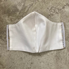 Load image into Gallery viewer, Grey and Gold Glitter Marble Print Face Mask