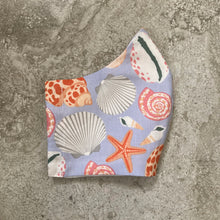 Load image into Gallery viewer, Seashell Starfish Shell Print Face Mask