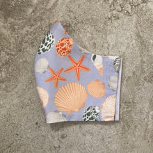 Load image into Gallery viewer, Seashell Starfish Shell Print Face Mask