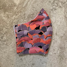 Load image into Gallery viewer, Purple Orange Pink Abstract Print Face Mask