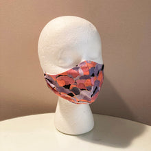 Load image into Gallery viewer, Purple Orange Pink Abstract Print Face Mask