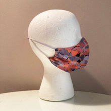 Load image into Gallery viewer, Purple Orange Pink Abstract Print Face Mask