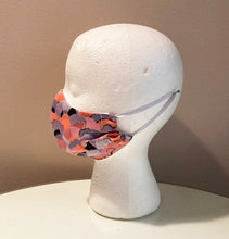 Load image into Gallery viewer, Purple Orange Pink Abstract Print Face Mask