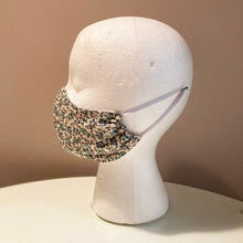 Load image into Gallery viewer, 1940's Tiny Pink & Blue Floral Print Face Mask