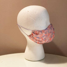 Load image into Gallery viewer, 1950s Pink Mini Floral Print Face Mask