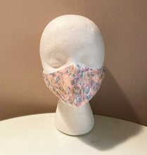 Load image into Gallery viewer, 1970s Vintage Pink Floral Print Face Mask