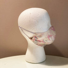 Load image into Gallery viewer, 1980s Vintage Abstract Floral Print Face Mask