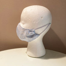 Load image into Gallery viewer, 1980s Vintage Blue Paisley Print Face Mask