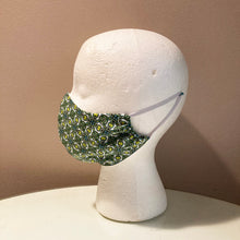 Load image into Gallery viewer, 1950s Vintage Green Retro Print Face Mask