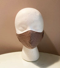 Load image into Gallery viewer, 1930s Vintage Brown Print Face Mask