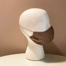 Load image into Gallery viewer, 1930s Vintage Brown Print Face Mask