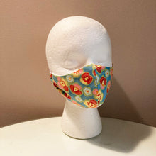 Load image into Gallery viewer, Abstract Pansy Flower Print Face Mask