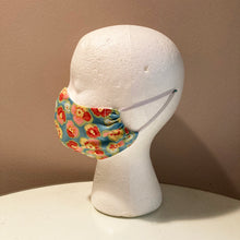 Load image into Gallery viewer, Abstract Pansy Flower Print Face Mask