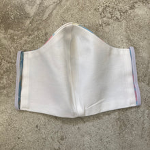 Load image into Gallery viewer, 1960s Blue Floral Tropical Print Face Mask