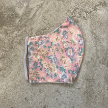 Load image into Gallery viewer, 1970s Vintage Pink Floral Print Face Mask